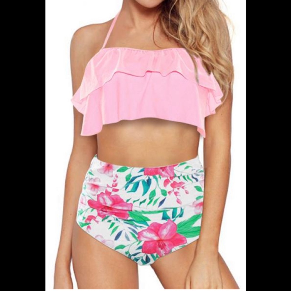 Two piece bathing suit